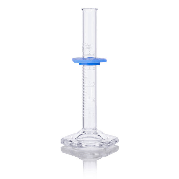 Cylinder, Graduated, Globe Glass, 5mL, Class A, TD, Dual Grads, ASTM E1272 - 8300005