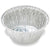 Aluminum Weigh Dish, 70mm OD, 70ml, Crimped Side and Curled Lip, 100/Box - 8314
