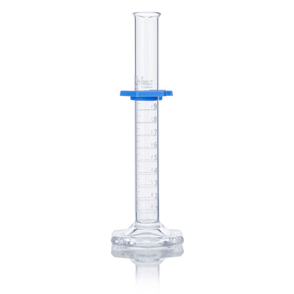 Cylinder, Graduated, Globe Glass, 10mL, Class B, TD, Dual Grads, ASTM E1272, 4/Box - 8330010