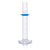 Cylinder, Graduated, Globe Glass, 25mL, Class B, TD, Dual Grads, ASTM E1272, 4/Box - 8330025