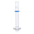 Cylinder, Graduated, Globe Glass, 100mL, Class B, TD, Dual Grads, ASTM E1272, 4/Box - 8330100