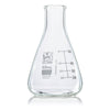 Flask, Erlenmeyer, Globe Glass, 50mL, Narrow Mouth, Dual Grads, ASTM E1404, 12/Box - 8400050