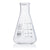Flask, Erlenmeyer, Globe Glass, 125mL, Narrow Mouth, Dual Grads, ASTM E1404, 12/Box - 8400125