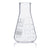Flask, Erlenmeyer, Globe Glass, 250mL, Wide Mouth, Dual Graduations, ASTM E1404, 12/Box - 8410250