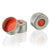 Aluminum Crimp Seal for 2mL Vial, 11mm, Natural,PTFE/Red Rubber Septum, 100/Box - 9010002CAP-AS-NR