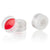 Snap Cap for 2mL Vial, Natural, Pre-slit, 11mm, Red PTFE/Silicone Septum, 100/Box - 9020002CAP-SR-NR-S