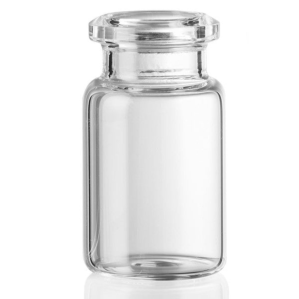 6mL Headspace Vial, Clear, Crimp , 20mm, Flat Bottom, 22x38mm, 100/Box - 9040006FB