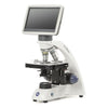 BioBlue microscope w/7 inch LCD screen, SMP 4/10/S40 objectives w/mech. stage- EBB-4220-LCD