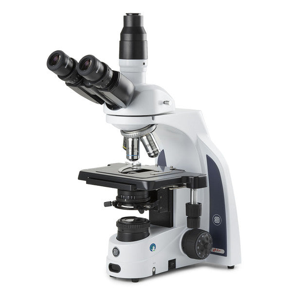 iScope trinocular microscope with EWF, 10x/22mm eyepiece,PLI 4/10/S40/S100x - EIS-1153-PLI