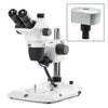 Trinocular stereo zoom microscope Nexius, Zoom Evo,0.65x to 5.5x zoom obj,w/camera - ENZ-1703-P-DC18