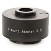 Photo port adap. w/0.5x lens for Oxion, microscopes & 1/2 inch camera w/ C-mount - EOX-9850