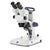 Trinocular stereo zoom microscope Stereo, Blue, 0.7x to 4.5x zoom obj. - ESB-1903