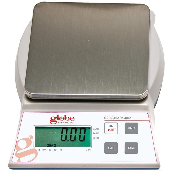 Balance, Topload, Basic, 3000g x 0.1g, Ext.Cal & Batt, Incl. ISO 17025:2017 Cal - GBB-3001-CT