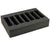 Tube holder, foam, horizontal-50ml tubes, QuEChERS test, for GVM-MULTI - GVM-MULTI-QUENCH