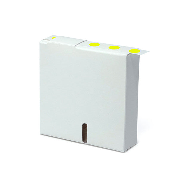 Label Rolls, Cryo, 13mm Dots, for 1.5-2mL Tubes, Yellow, 1000/Roll - LCR-13Y