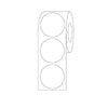 Label Rolls, Cryo, 25mm Dots, for 50mL Tubes, White, 500/Roll - LCR-25W