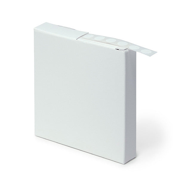 Label Rolls, Cryo, 9.5mm Dots, for 0.5-1.5mL Tubes, White, 1000/Roll - LCR-95W