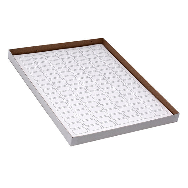 Label Sheets,Cryo,24x13mm,for 0.5m Tubes, 20 Sheets, 119 Labels per Sheet, White, 2380/Box - LCS-24X13W