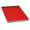 LabelSheets,Cryo,38x19mm,for General Use, 20 Sheets, 60 Labels per Sheet, Red, 1200/Box - LCS-38X19R