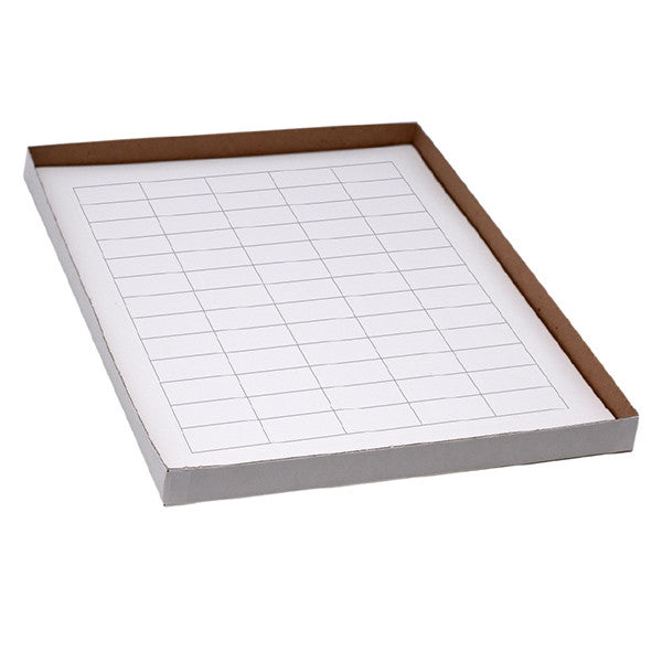 LabelSheets,Cryo,38x19mm,for General Use, 20 Sheets, 60 Labels per Sheet, White, 1200/Box - LCS-38X19W