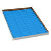 Label Sheets, Cryo,43x19mm,for Cryovials, 20 Sheets, 52 Labels per Sheet, Blue, 1040/Box - LCS-43X19B