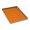 LabelSheets,Cryo,67x25mm,for Racks&Boxes, 20 Sheets, 30 Labels per Sheet, Orange, 600/Box - LCS-67X25N