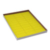 LabelSheets,Cryo,67x25mm,for Racks&Boxes, 20 Sheets, 30 Labels per Sheet, Yellow, 600/Box - LCS-67X25Y