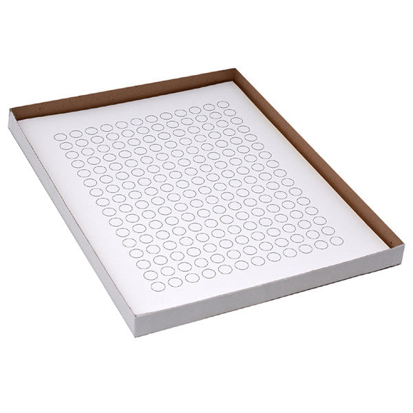 LabelSheets,Cryo,9.5mmDots,0.5-1.5mLTbs, 20 Sheets, 192 Labels per Sheet, White, 3840/Box - LCS-D95W
