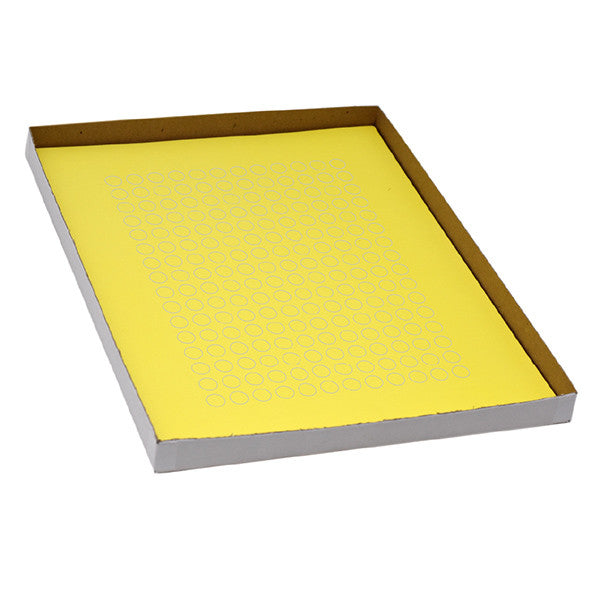 LabelSheets,Cryo,9.5mmDots,0.5-1.5mLTbs, 20 Sheets, 192 Labels per Sheet, Yellow, 3840/Box - LCS-D95Y