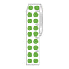 Label Roll,Cryo,Direct Thermal,13mm Dots, for 2.0mL Tubes, Green, 4000/Roll - LTC-13G