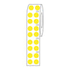 Label Roll,Cryo,Direct Thermal,13mm Dots, for 2.0mL Tubes, Yellow, 4000/Roll - LTC-13Y