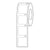Label Roll, Cryo, Direct Thermal,22x22mm, for Microscope Slides, White, 1000/Roll - LTC-22X22W