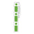 Label/Dot Combo Roll,Cryo,Direct Thermal, 24x13mm & 9.5mmDot,for 2.0mL Tubes,Green, 500/Box - LTC-24X13-95G
