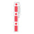 Label/Dot Combo Roll,Cryo,Direct Thermal, 24x13mm & 9.5mmDot,for 2.0mL Tubes,Red, 500/Box - LTC-24X13-95R
