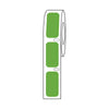 Label Roll, Cryo, Direct Thermal,27x13mm, for Cryogenic Vials, Green, 1000/Roll - LTC-27X13G