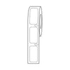 Label Roll, Cryo, Direct Thermal,27x13mm, for Cryogenic Vials, White, 1000/Roll - LTC-27X13W