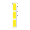 Label Roll, Cryo, Direct Thermal,27x13mm, for Cryogenic Vials, Yellow, 1000/Roll - LTC-27X13Y