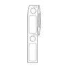 Label/Dot Combo Roll,Cryo,Direct Thermal, 33x13mm & 9.5mmDot,for 2.0mL Tubes,White, 500/Box - LTC-33X13-95W