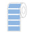 Label Roll, Cryo, Direct Thermal,51x19mm, for Large Tubes, Racks and Boxes, Blue, 500/Roll - LTC-51X19B