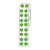 Label Roll,Cryo,DirectThermal,9.5mm Dots, for 1.5mL Tubes, Green, 4000/Roll - LTC-95G