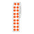 Label Roll,Cryo,DirectThermal,9.5mm Dots, for 1.5mL Tubes, Orange, 4000/Roll - LTC-95N