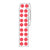 Label Roll,Cryo,DirectThermal,9.5mm Dots, for 1.5mL Tubes, Red, 4000/Roll - LTC-95R