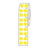 Label Roll,Cryo,DirectThermal,9.5mm Dots, for 1.5mL Tubes, Yellow, 4000/Roll - LTC-95Y
