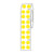 Label Roll,Cryo,DirectThermal,9.5mm Dots, for 1.5mL Tubes, Yellow, 4000/Roll - LTC-95Y