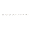 0.2mL 12-Strip Flat Caps, No Tubes, Optically-Clear for qPCR, 80/Box - PCR-02FC-12