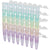 DiamondLink 0.2mL 8-Strip Tubes, with, Individually-Atch Flat Caps,Asst Colors, 120/Box - PCR-DL-02F-RW