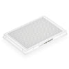 Diamond Shell 384-well PCR plate, A24, Clear PC frame/White PP wells, barcoded, 100/Cs - PCR-DS-384-CWBC