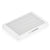 Diamond Shell 384-well PCR plate, A24, Clear PC frame/White PP wells, barcoded, 100/Cs - PCR-DS-384-CWBC