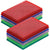 Diamond Shell 384-well PCR plate, A24, Ass. colors PC frame clear wells, 100/Cs - PCR-DS-384-RW