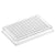 Diamond Shell 0.1mL 96 well PCR Plate, FS, Clear PC frame and PP wells, 10/Box - PCR-DS-FS-01-C